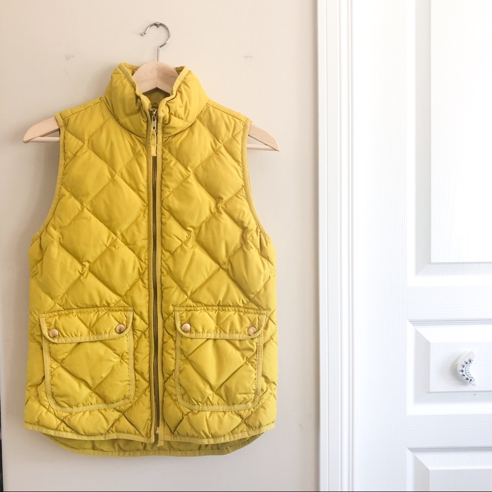 J. Crew Excursion Quilted Down Vest